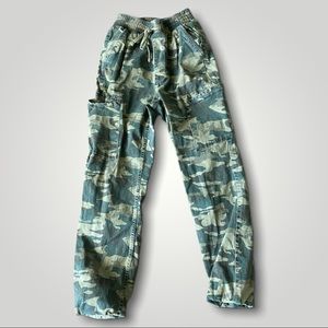 Hollister Ultra High Rise drawstring Camo Joggers